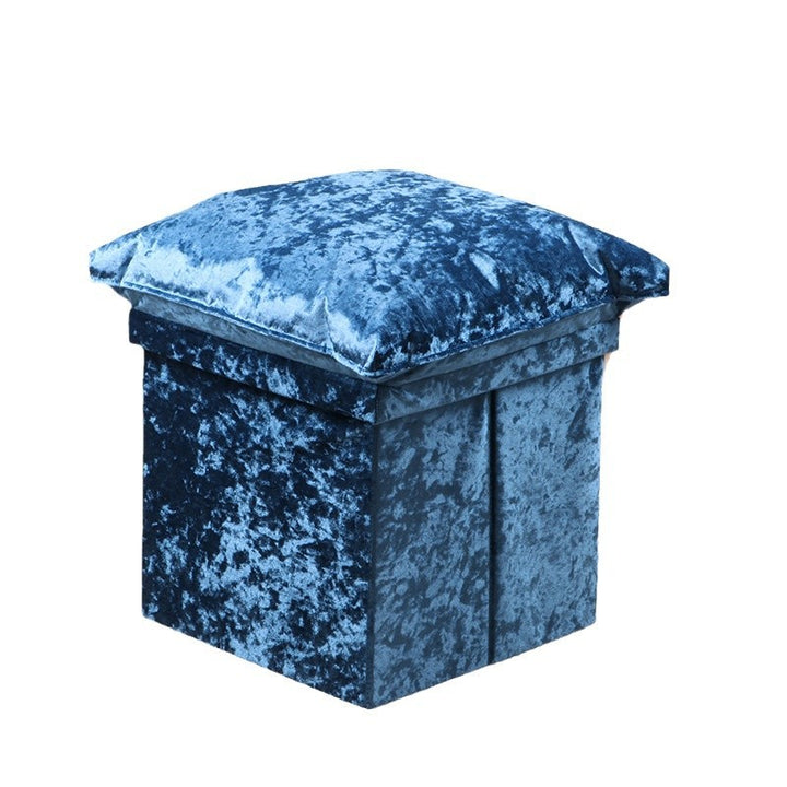 Plush Square Storage Stool Kalsten