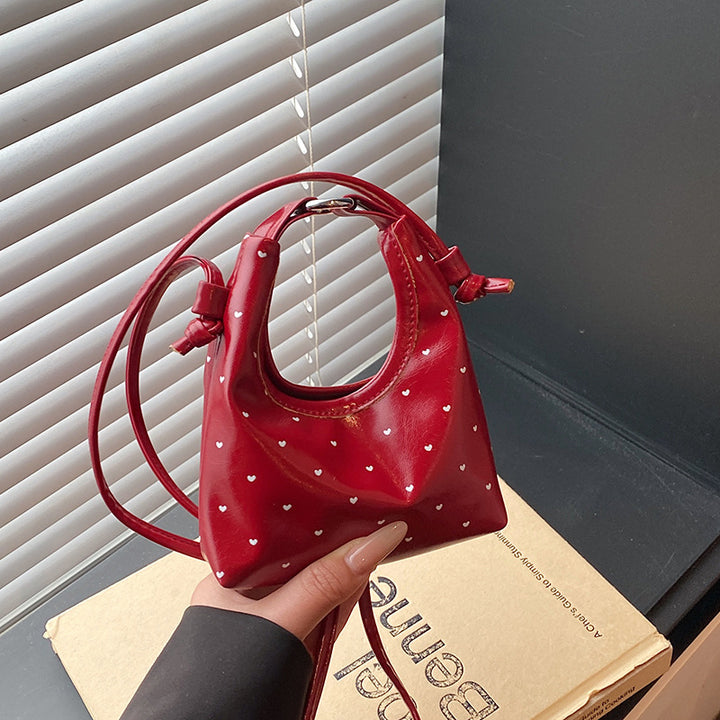 WoCute Heart-Patterned Mini Shoulder Bag Kalsten