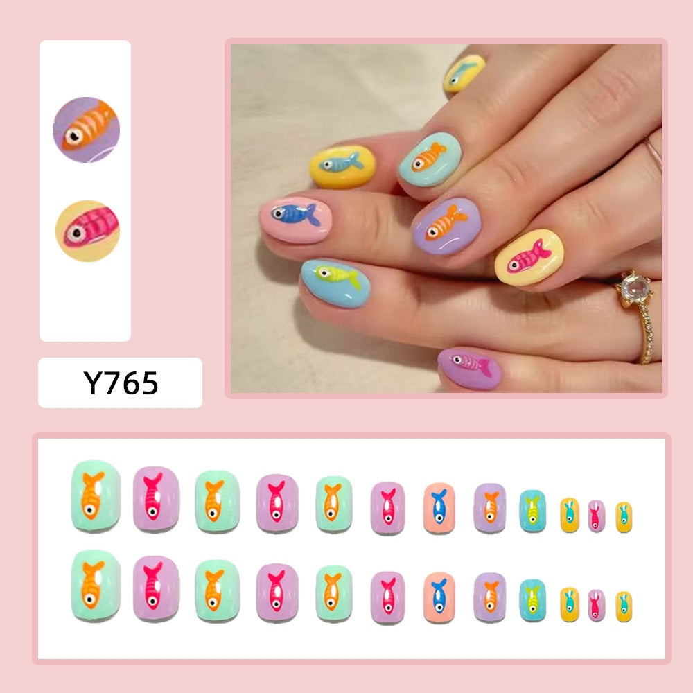 Creative Fish Design Art Nails Kalsten