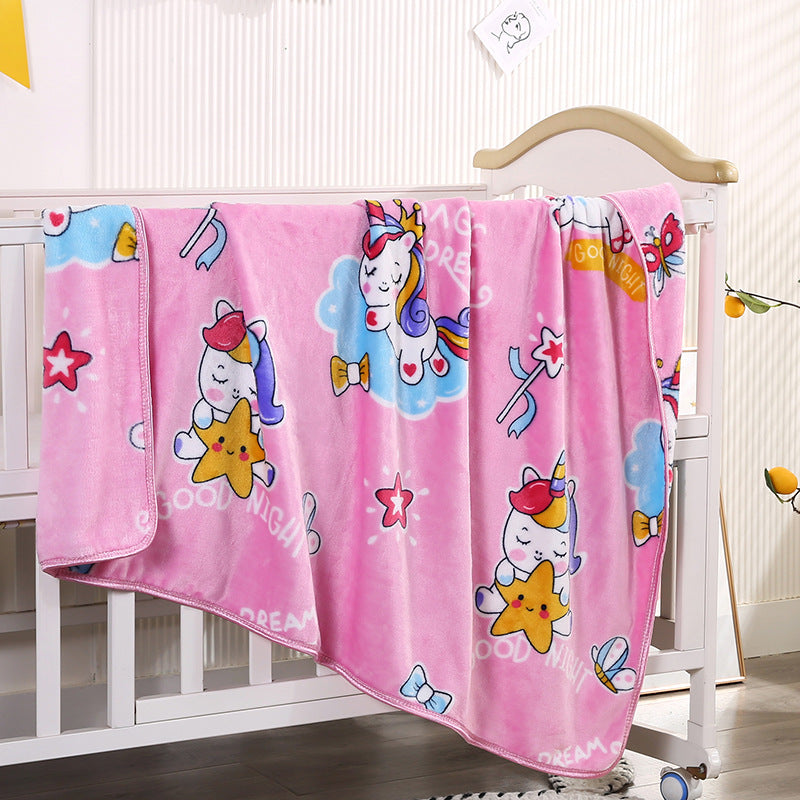 Children's Cartoon Character Fleece Blanket Kalsten