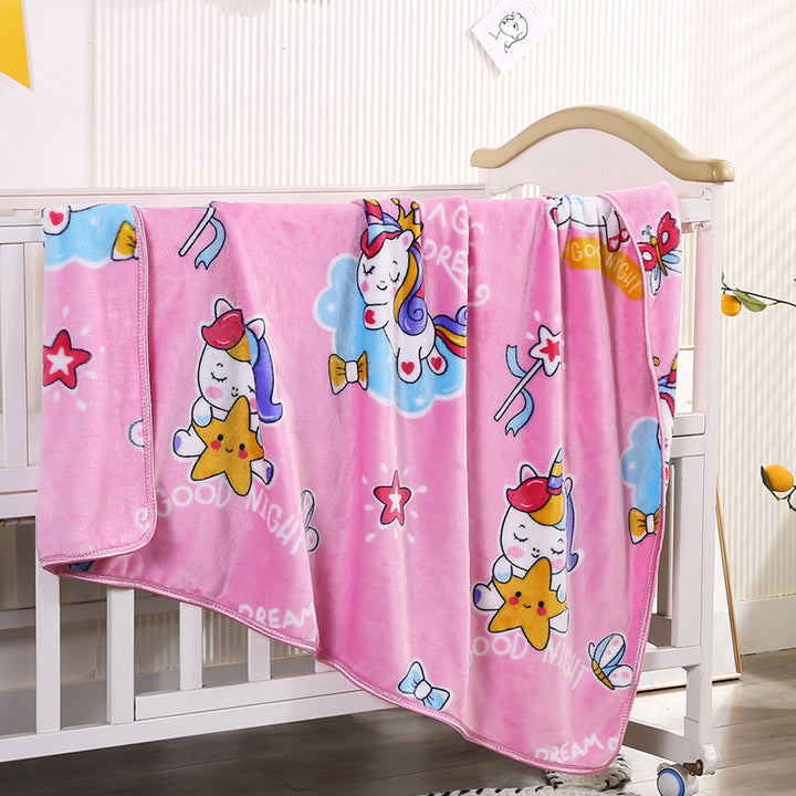 Children's Cartoon Character Fleece Blanket Kalsten