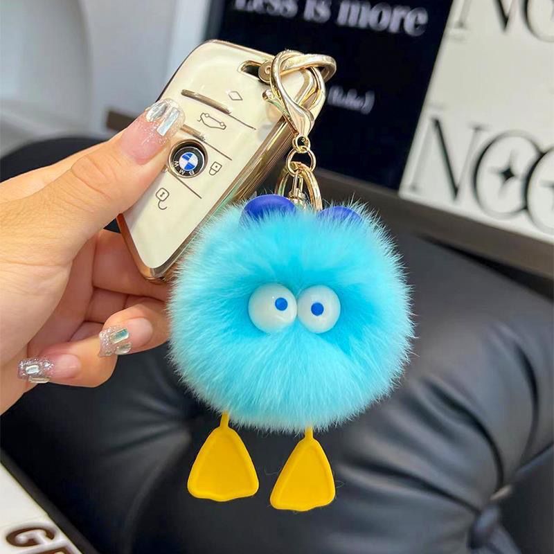 Playful Plush Creature Keychain Kalsten