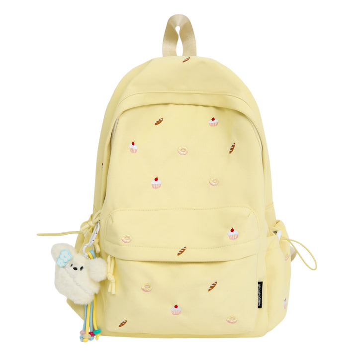 Playful backpack with unique back pattern appliqués Kalsten