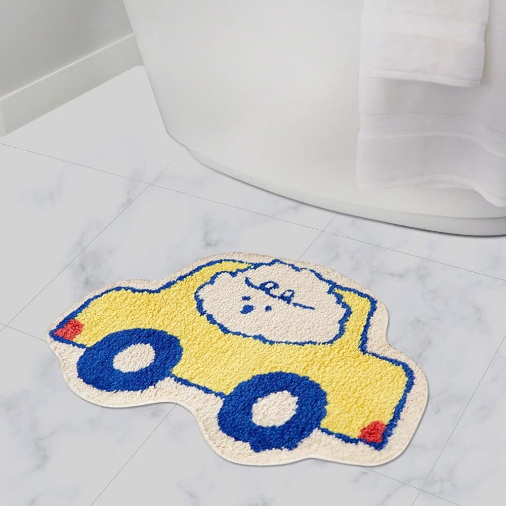 Cartoon Cat-Shaped Bath Mat