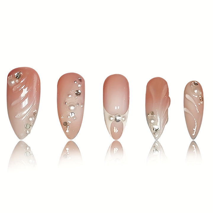 Decorative Crystal Accent Nail Enhancements Kalsten