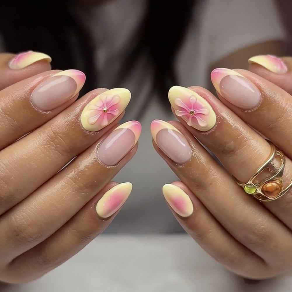 Classic Square-Shaped Press-On Nails