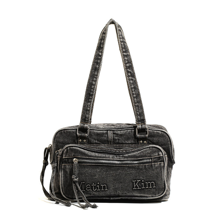 Denim Handheld Tote Bag