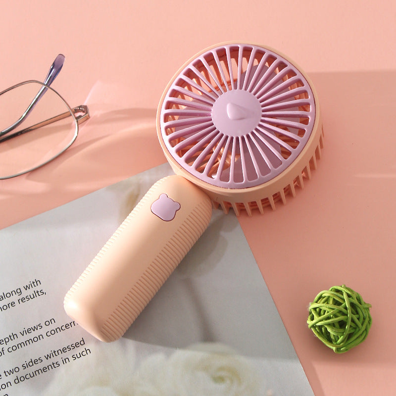 Ladies Portable Hand Fan with Ergonomic Handle and Flexible Air Circulation Kalsten