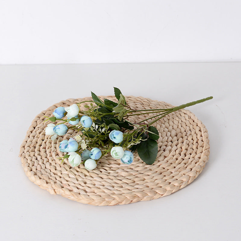 Elegant Faux Floral Rose Stem