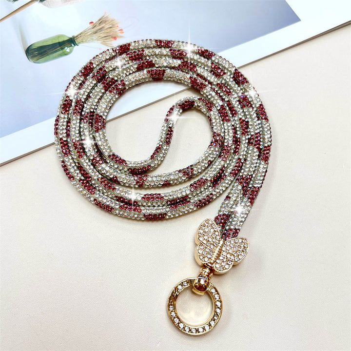 Rhinestone Encrusted Phone Lanyard Kalsten