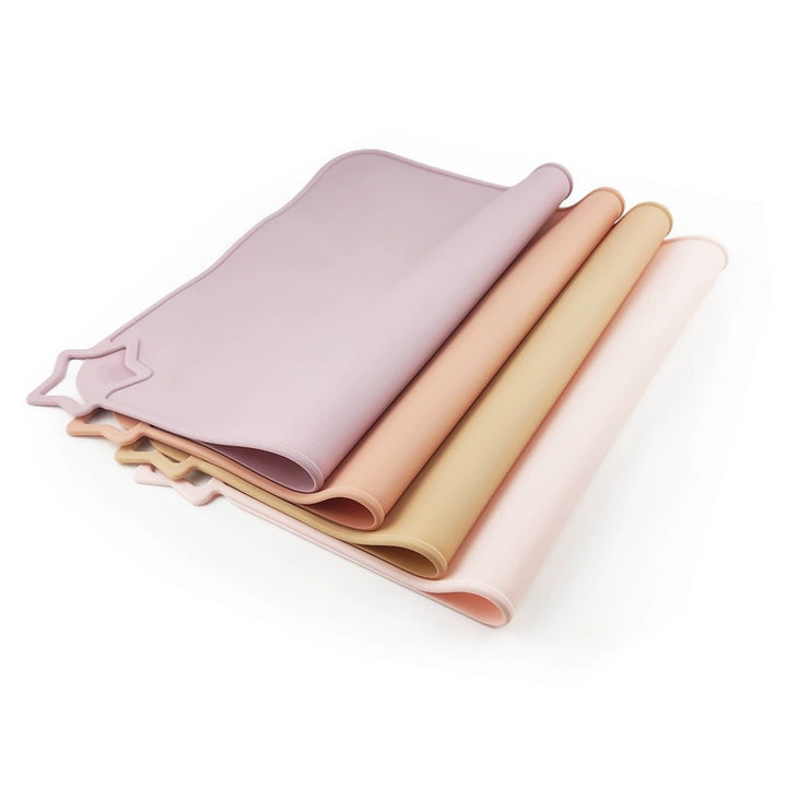 Rectangular Silicone Non-Slip Placemat with Star Corner Grip