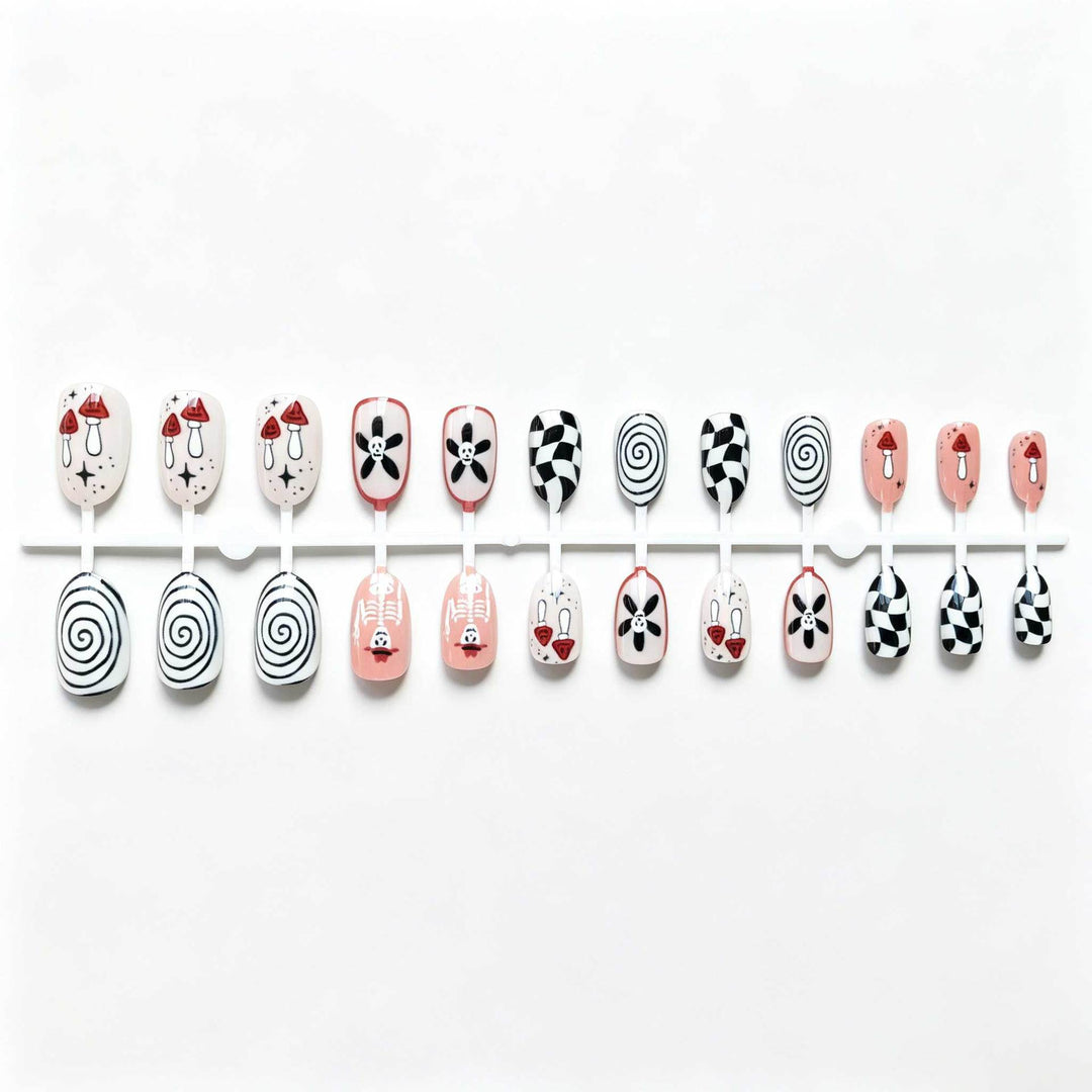 Creative Artistic Halloween-Themed Nail Art
