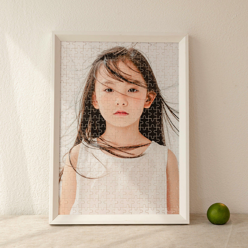 Puzzle Artwork Display Frame for Home Decor