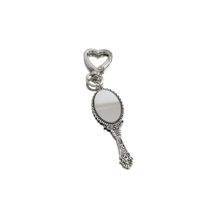 Vintage-Style Compact Mirror Keychain Kalsten