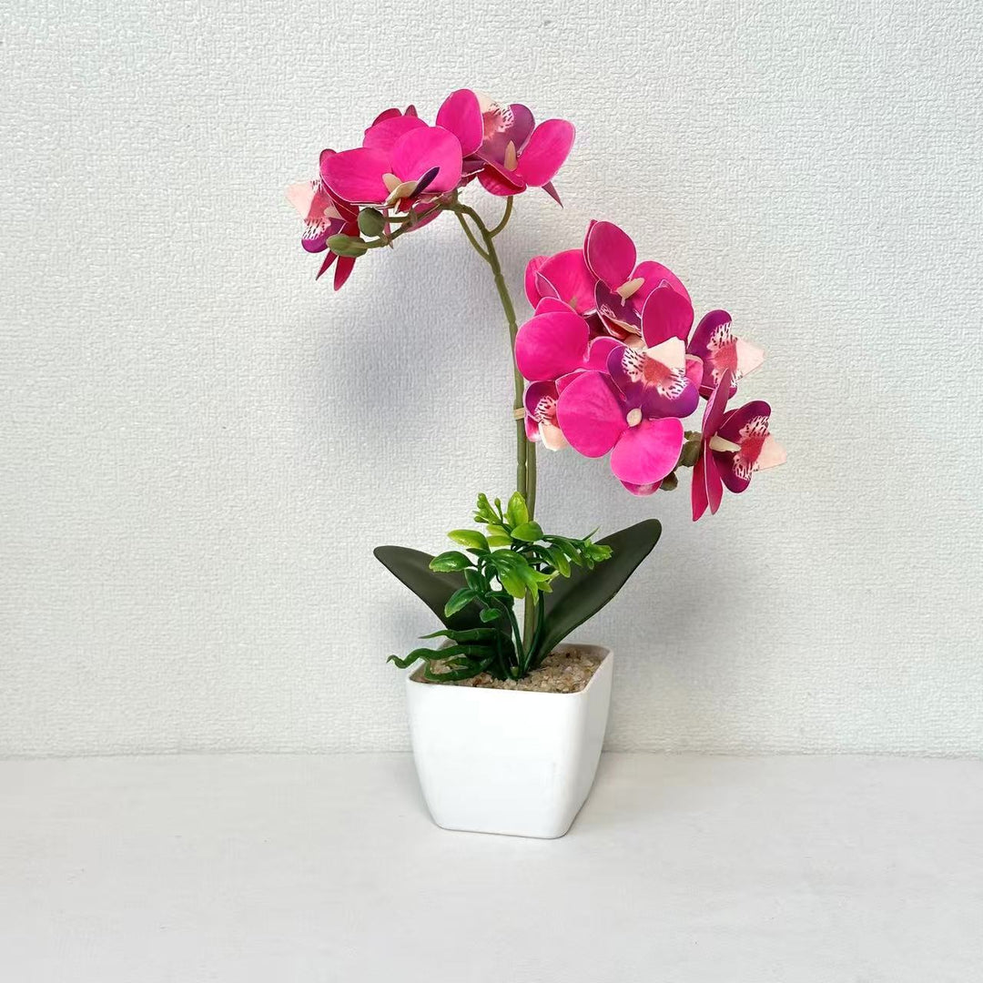 Artificial Orchid Arrangement for Home Decor Display
