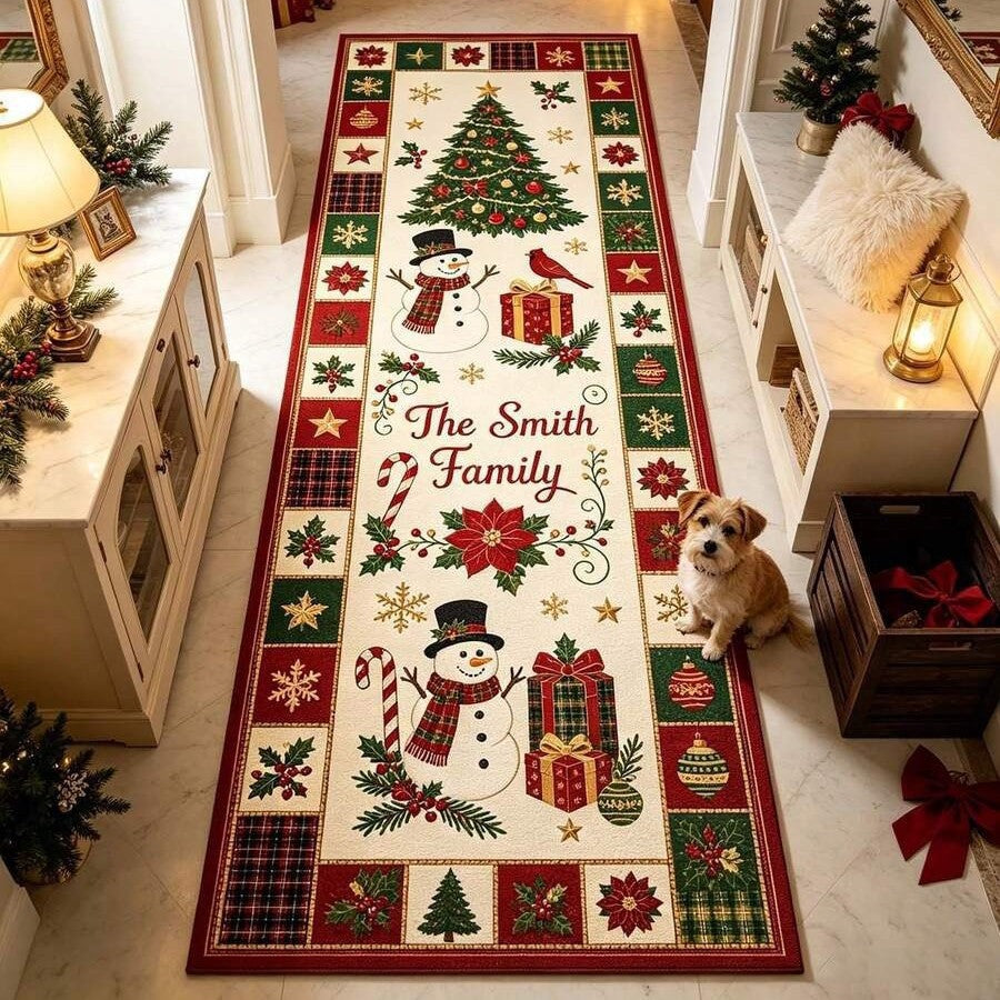 Holiday-Themed Runner Rug
