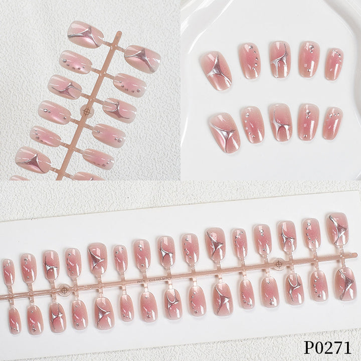 Premium Artistic Press-On Nail Set Kalsten