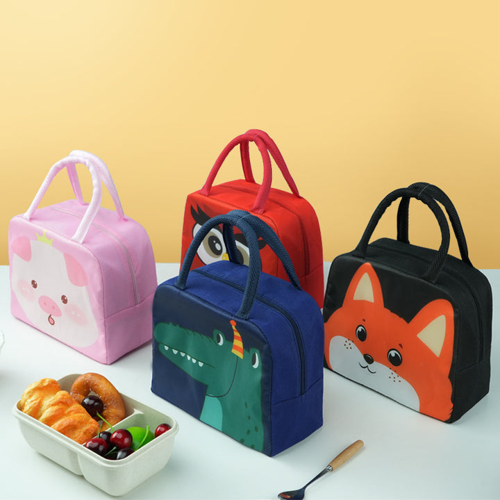 Insulated Penguin-Themed Lunch Box