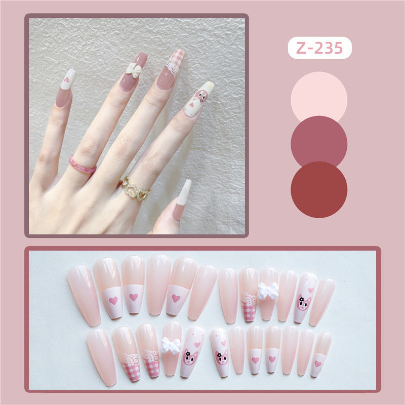 Creative Themed Press-On Nail Art Set