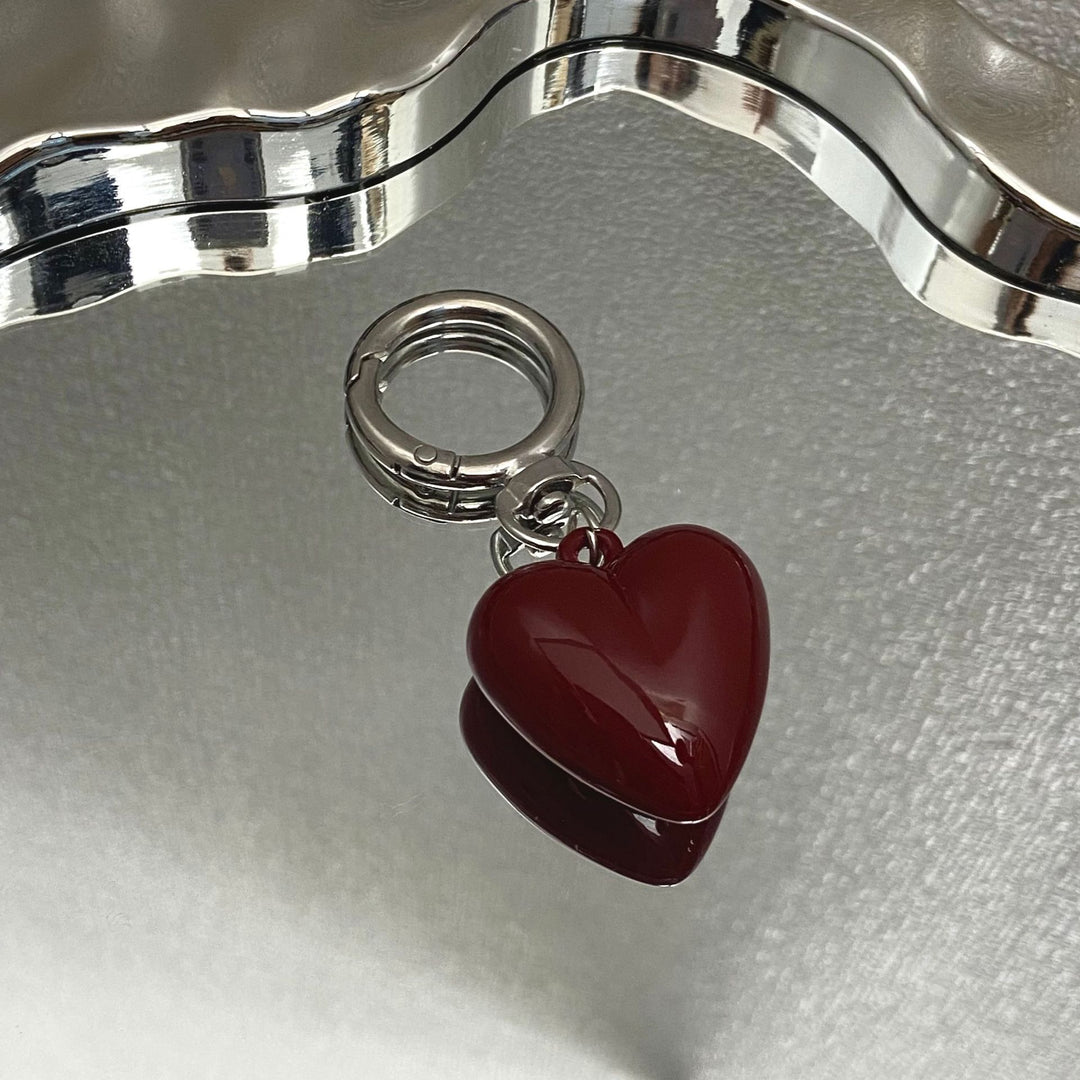 Heart-Shaped Charm Keychain Kalsten
