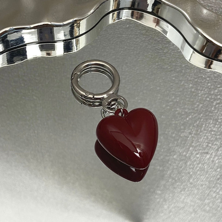Heart-Shaped Charm Keychain Kalsten