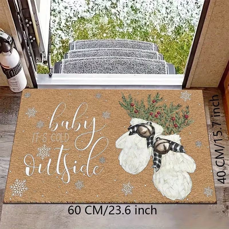 Festive Holiday Welcome Mat Kalsten