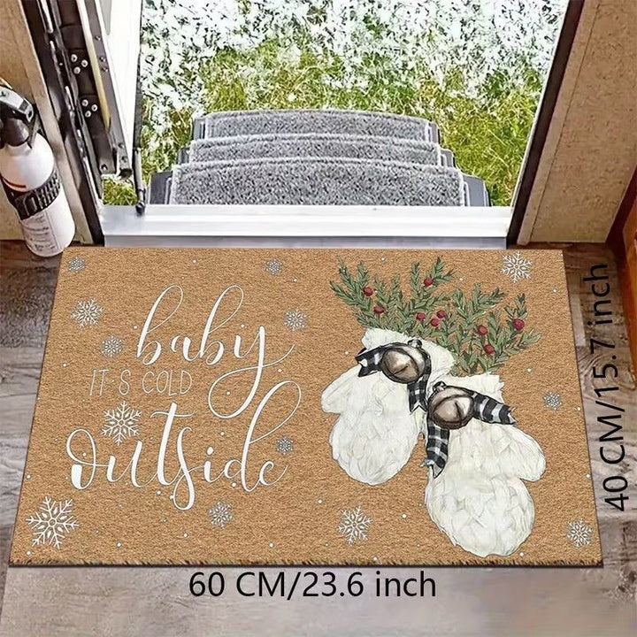 Festive Holiday Welcome Mat Kalsten