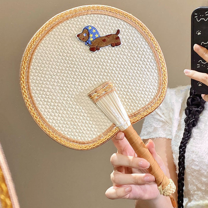 Handcrafted fan with cute animal design Kalsten