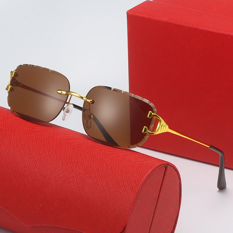 Ladies Designer Sunglasses with uniquely shaped frame and UV protection Kalsten