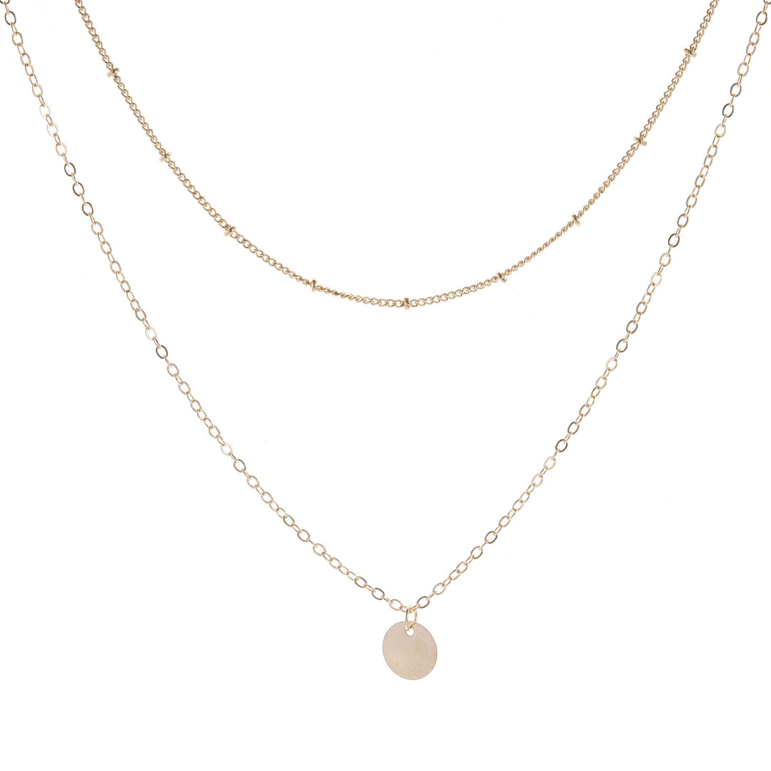 Layered Elegant Chain Necklace Kalsten