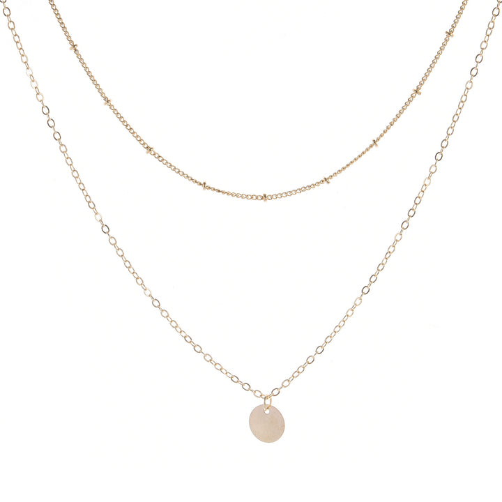 Layered Elegant Chain Necklace Kalsten