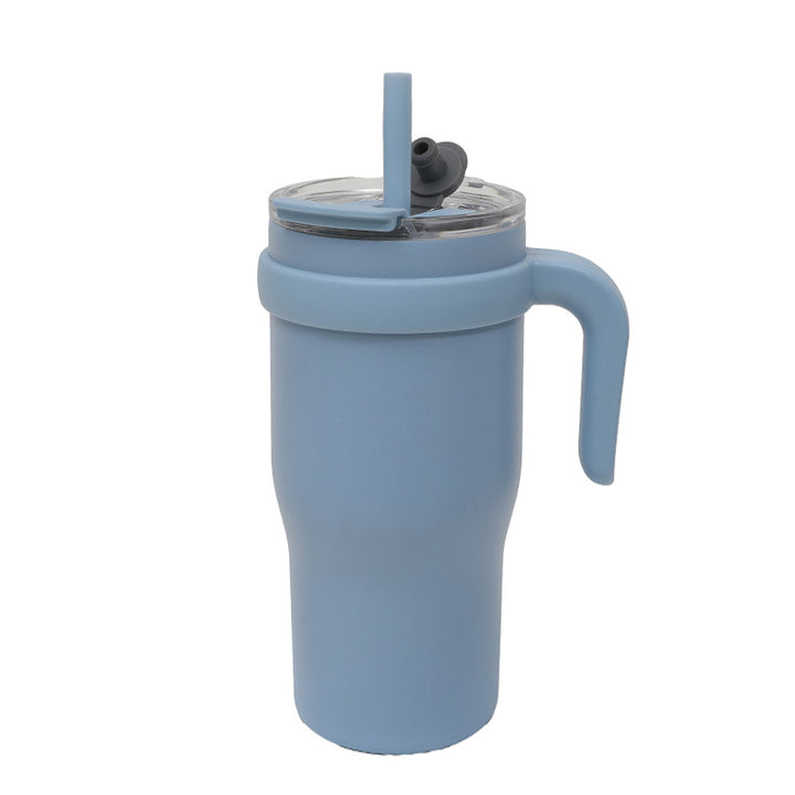 Women's Insulated To-Go Cup with Ergonomic Handle and Flexible Straw Kalsten