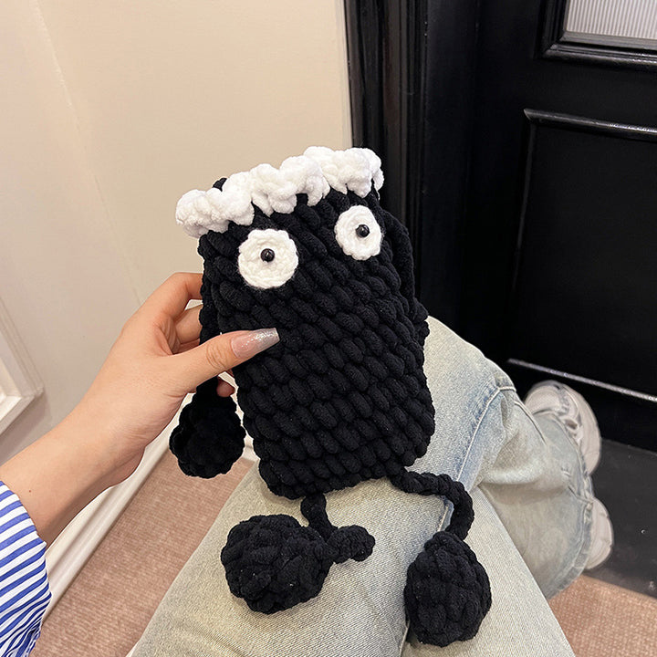 Playful Crochet Character Bag