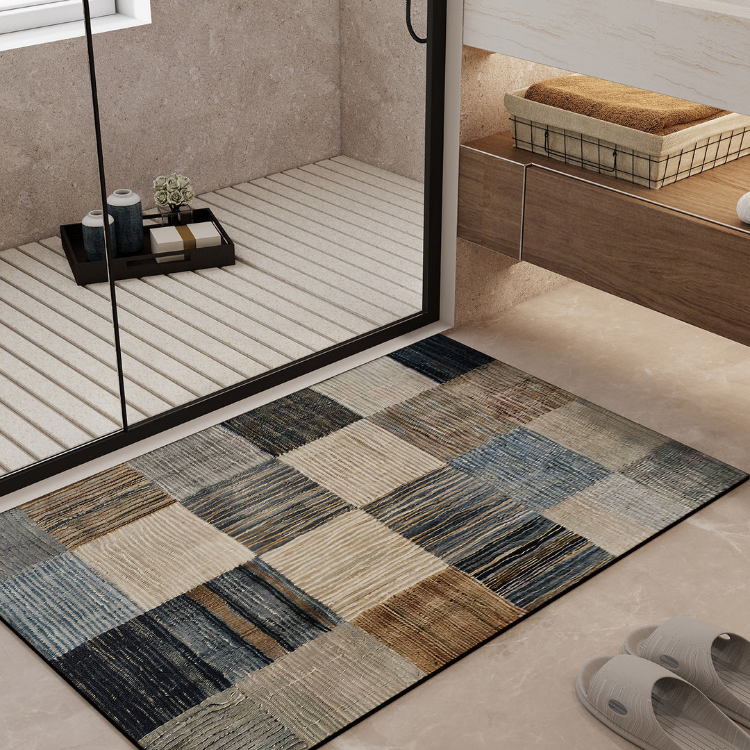 Geometric Pattern Bath Mat Kalsten