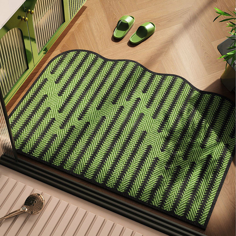 Leaf-Patterned Memory Foam Bath Mat Kalsten
