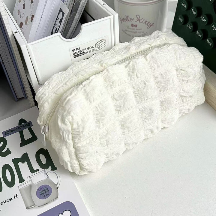 Textured Fabric Pencil Case