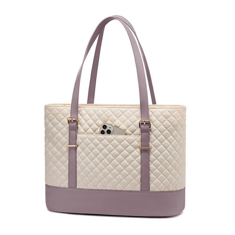 Insulated picnic tote bag with multi-layer inner compartment Kalsten