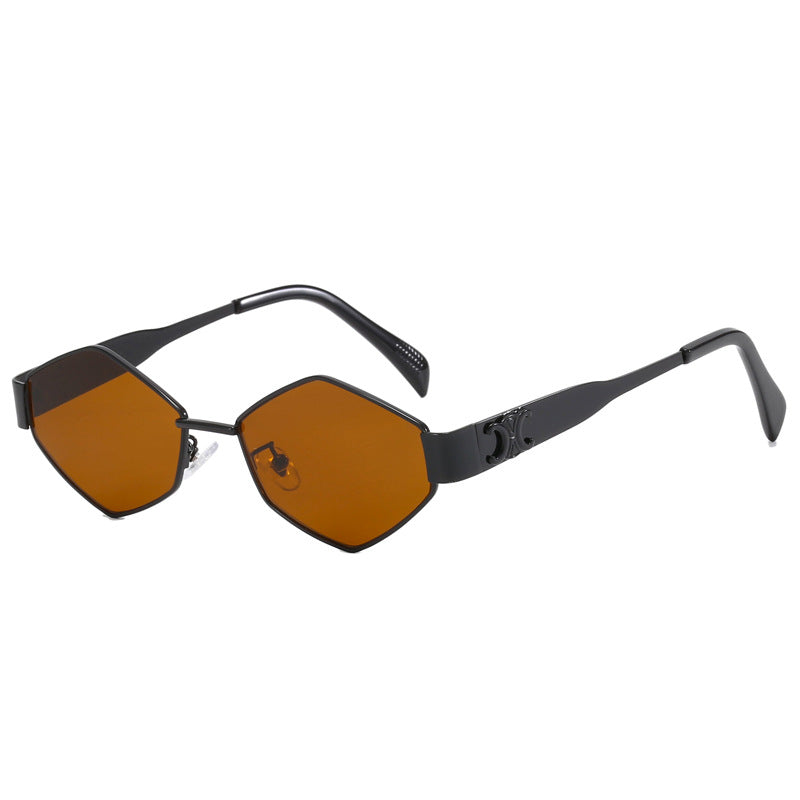 Fashionable sunglasses in hexagonal design Kalsten