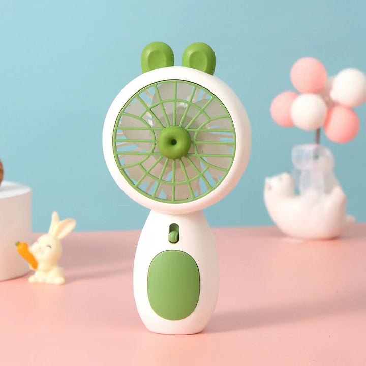 Women's Portable Handheld Fan with Cute Ears Kalsten