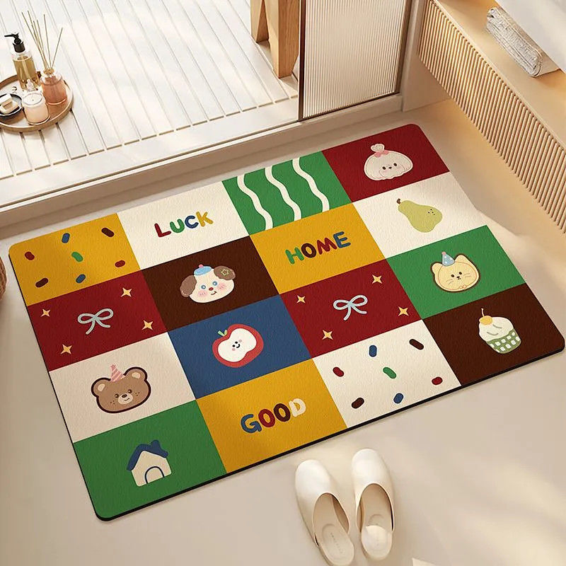 Welcome Home Cartoon Area Rug Kalsten