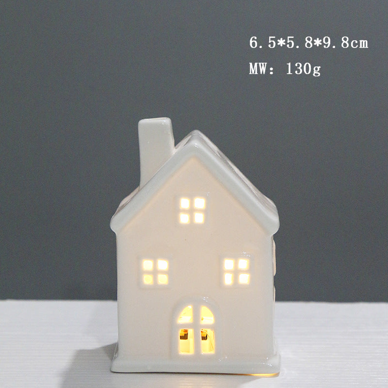 Ceramic House-Shaped Night Light Kalsten