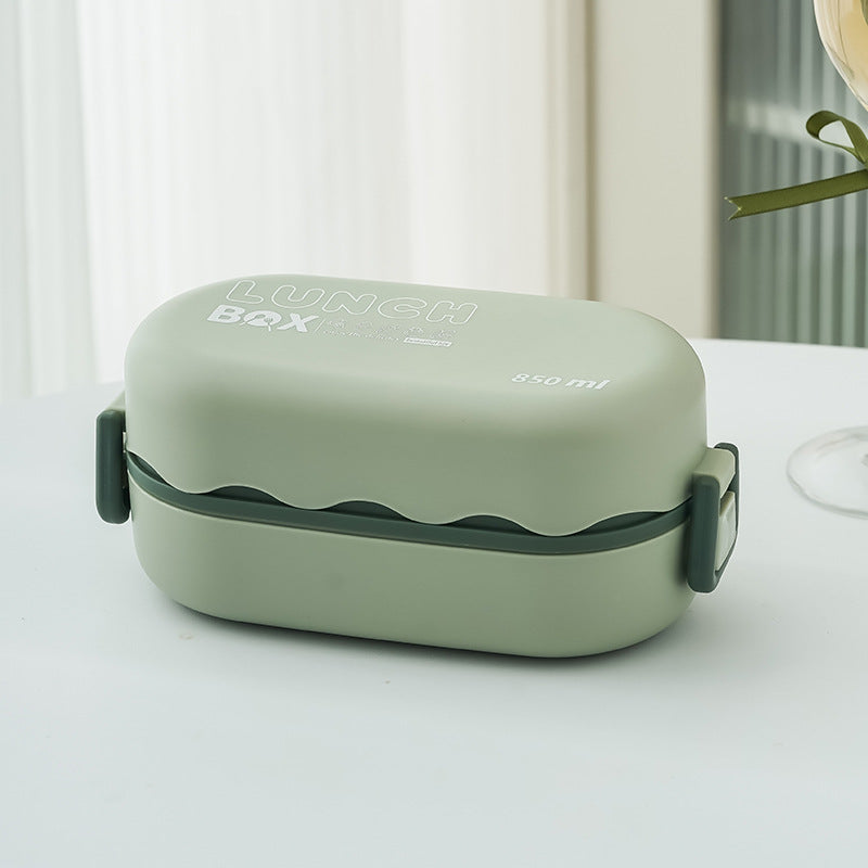 Versatile Leak-Proof Lunch Box with Secure Locking Mechanism