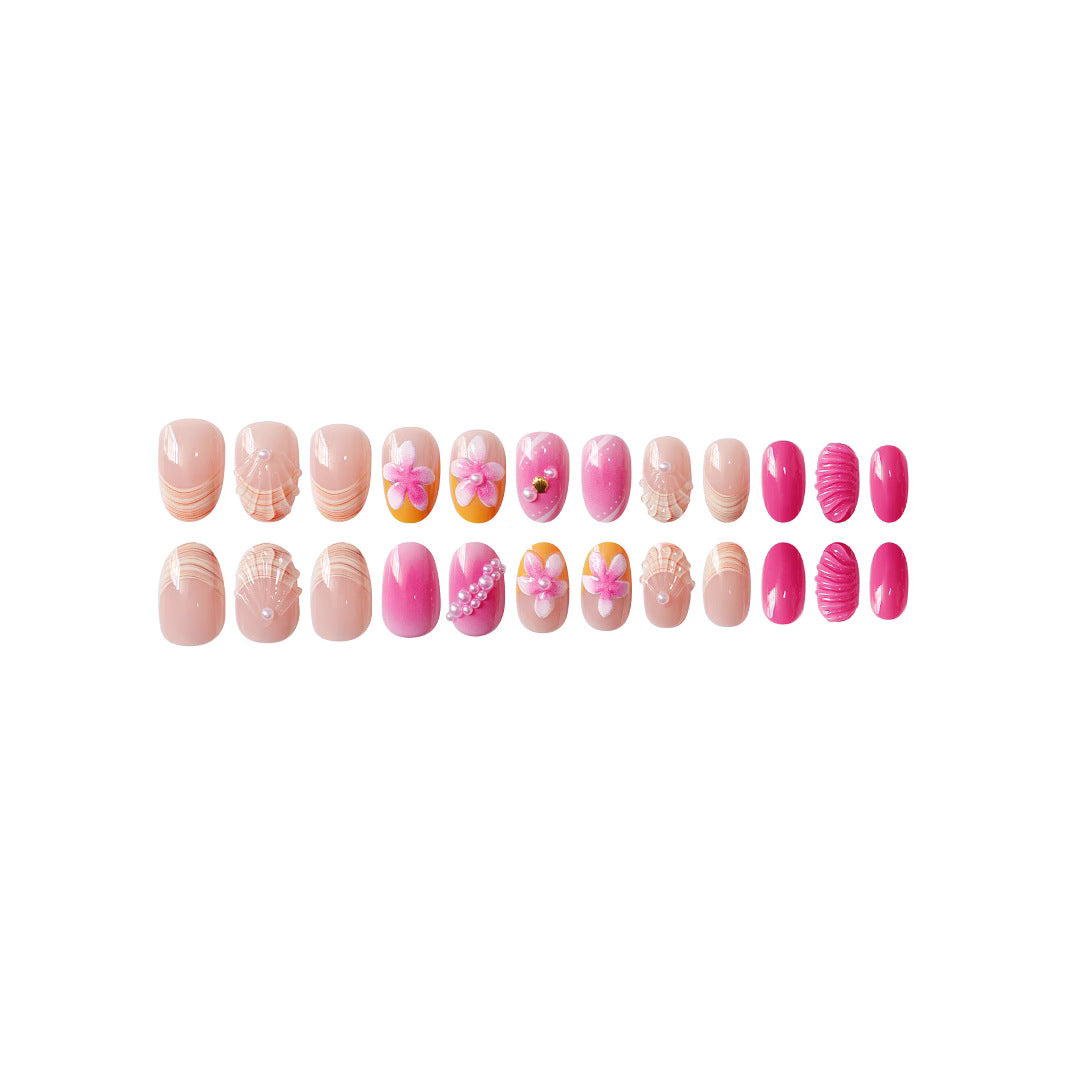 Artistic 3D Floral Nail Art Kalsten