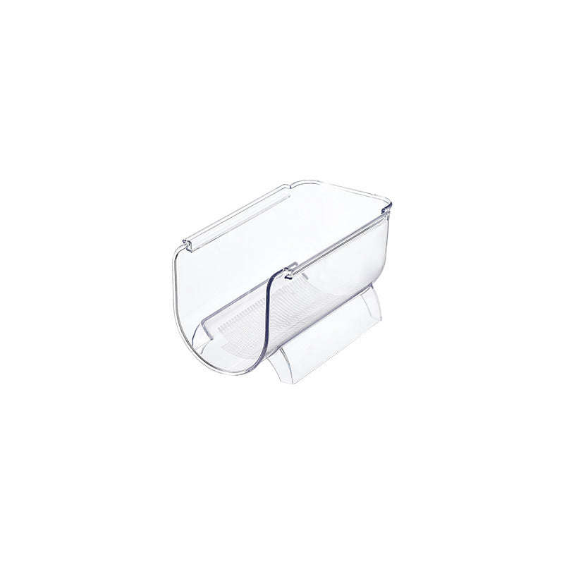 Transparent multipurpose refrigerator door organizer with clip holder