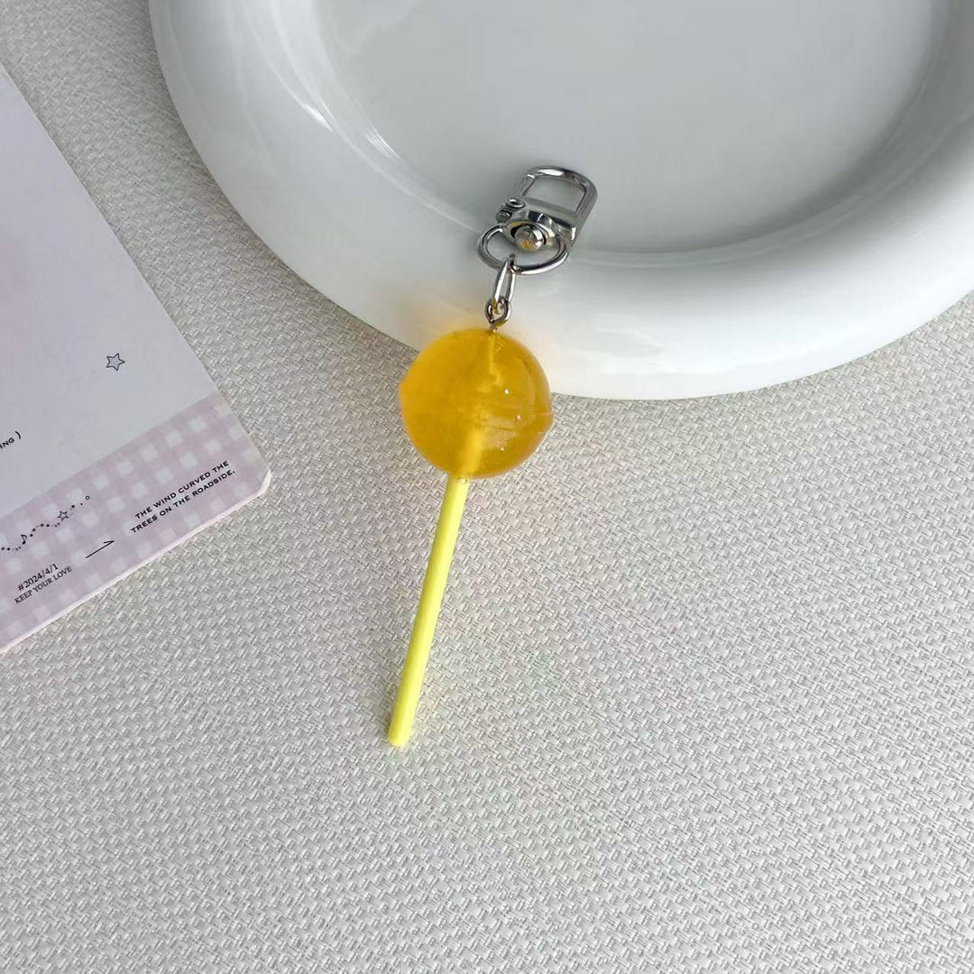Lollipop-Inspired Charm Keychain Kalsten