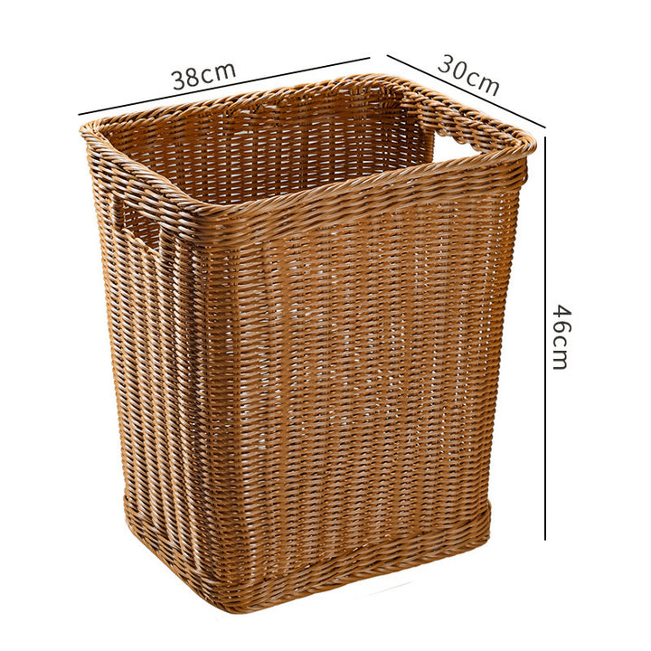 Rustic Woven Laundry Hamper Kalsten