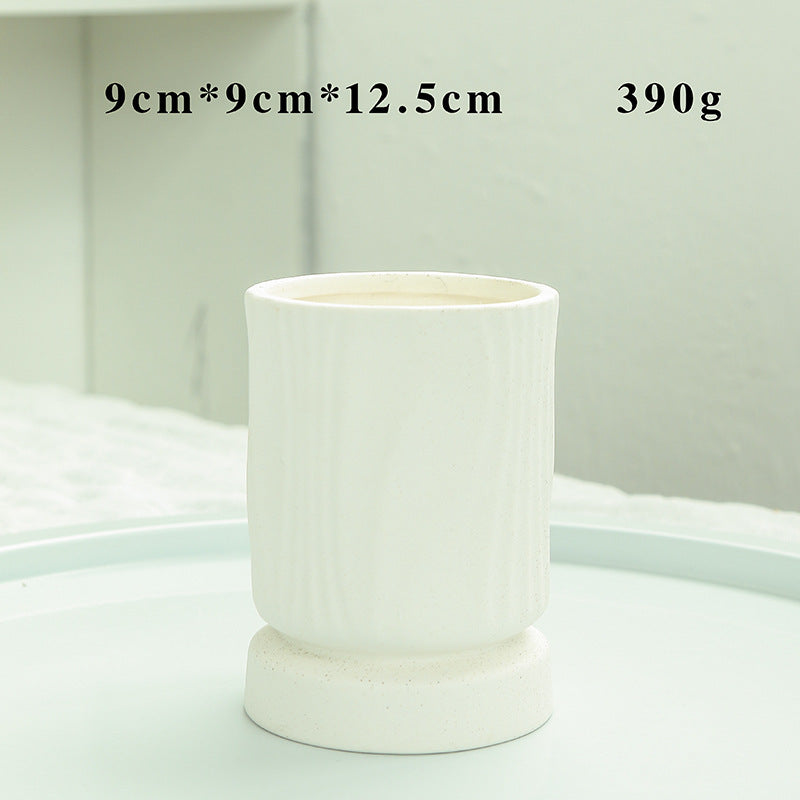 Decorative Textured Candle Holder Kalsten