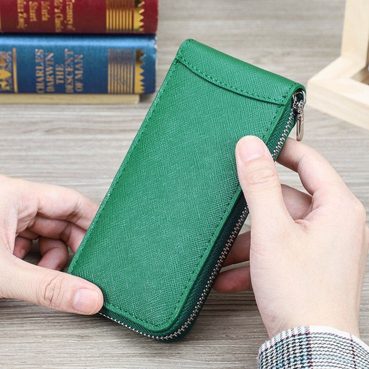 Premium RFID-Blocking Leather Wallet