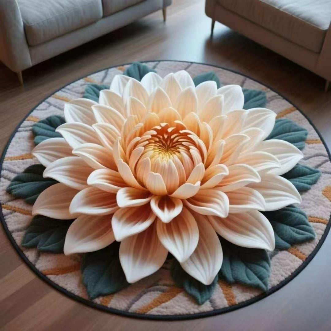 Plush Sunflower Decorative Area Rug Kalsten