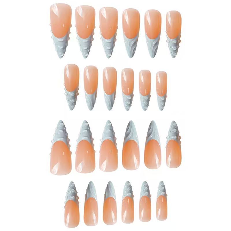 Artistic 3D Textured Nail Enhancements Kalsten